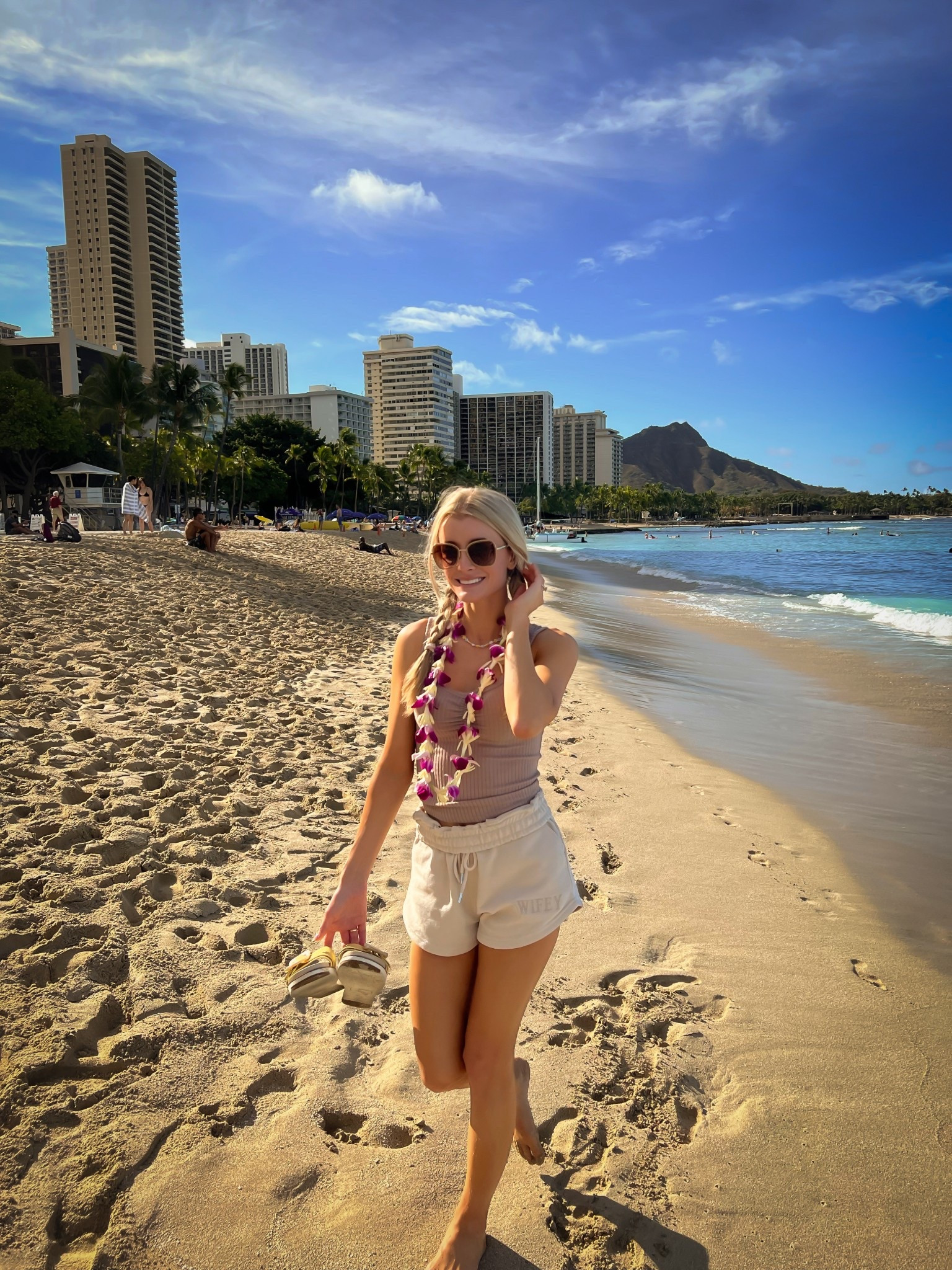 From the 2022 Hawaii honeymoon archives. I lived in these wifey shorts! 

Bridal shower 
Bride gifts
Bachelorette

#LTKSummerEdit #LTKSeasonal #LTKWedding