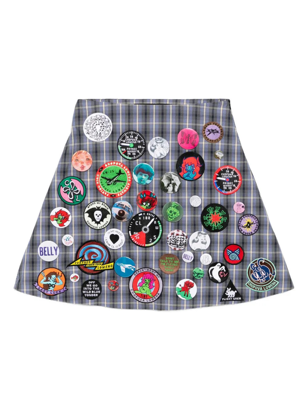 Chopova Lowena Wicko skirt - Blue | Farfetch Global