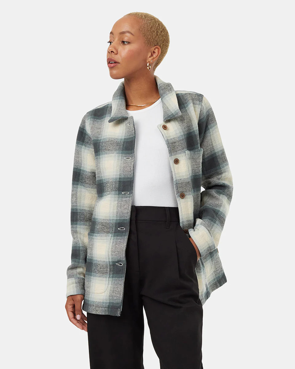 Flannel Utility Jacket | Recycled Materials | tentree