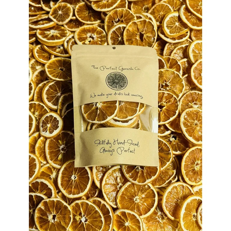 The Perfect Garnish Co. Dried Dehydrated Orange Slices - 30 Slices - Natural Fruit | Walmart (US)