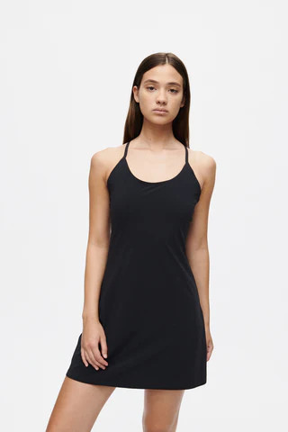 The Exercise Dress CL in Black | Outdoor Voices | Outdoor Voices