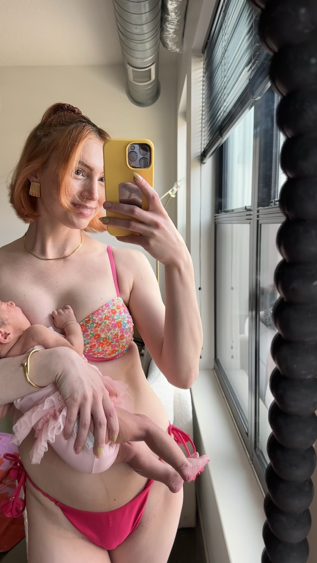 Patio season in the newborn trenches 3.5 weeks postpartum ☀️💕🍼
Target swim 

#LTKSwim #LTKFindsUnder50 #LTKSeasonal