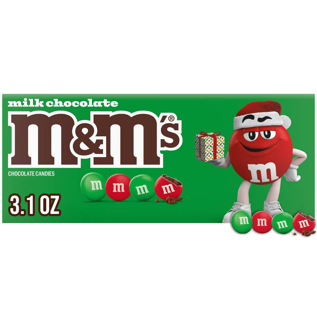 M&M's Christmas Milk Chocolate Box Holiday Candy Assortment - 3.1oz | Target