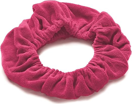 TASSI (Hot Pink) Hair Holder Head Wrap Stretch Terry Cloth, The Best Way To Hold Your Hair Since.... | Amazon (US)