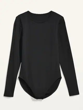 Long-Sleeve Jersey Bodysuit for Women | Old Navy (US)