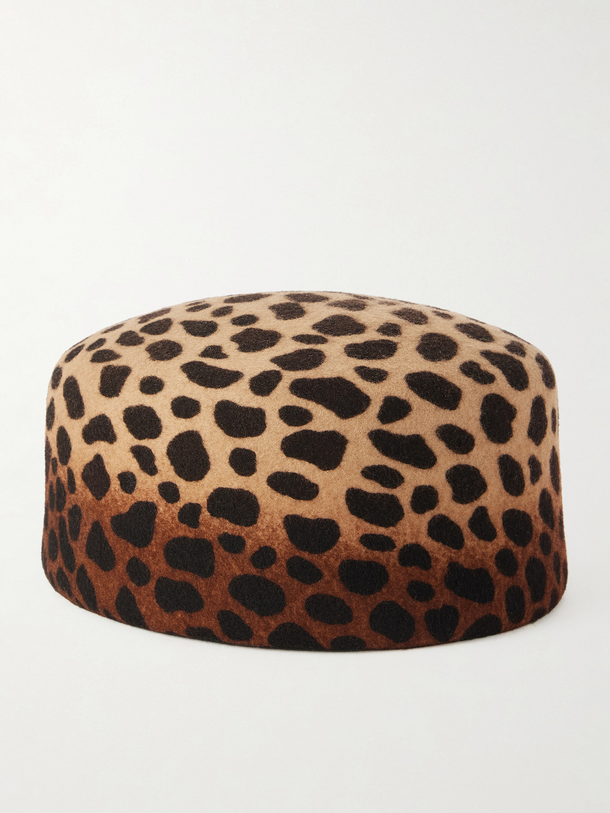 Gigi Burris - Lauren Leopard-print Wool-felt Pillbox Hat - Leopard print | NET-A-PORTER (UK & EU)