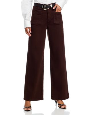 Le Slim High Rise Palazzo Jeans in Espresso | Bloomingdale's (US)