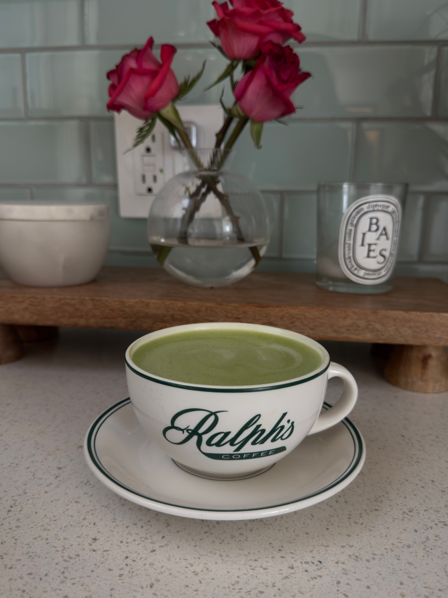 Matcha vanilla latte 🍵 linking the matcha I use! I do 1.5 teaspoons of this matcha mixed into 2 ounces of water and then 6 ounces of oat milk 

#LTKmorningroutine