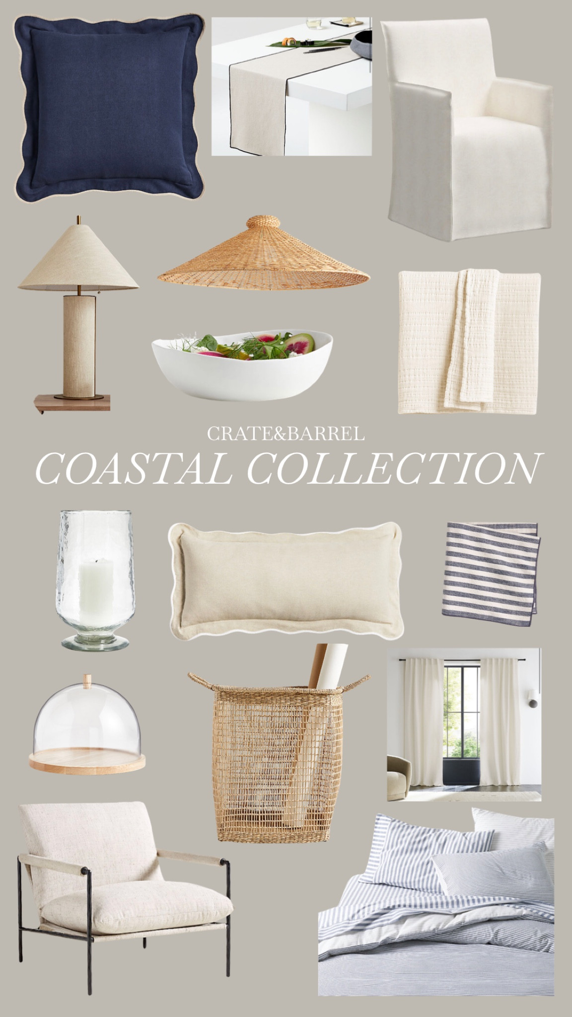 this collection is everything! 🐚🌊🍊 #crateandbarrel #nancymeyers 

#LTKhome
