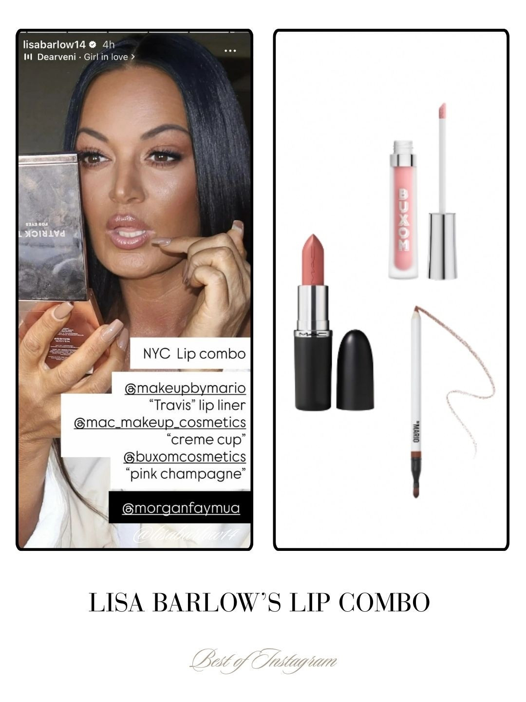 Lisa Barlow’s Lip Combo 📸 = @lisabarlow14 