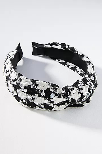 Embellished Tweed Headband | Anthropologie (US)