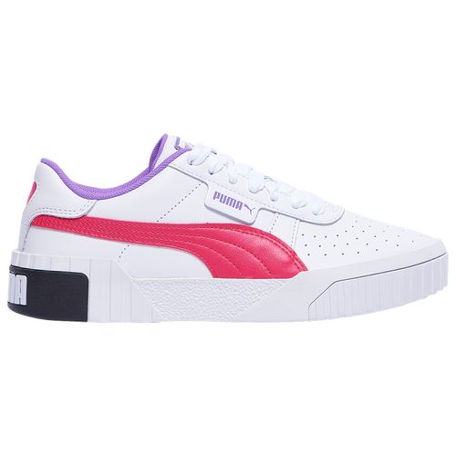 PUMA Cali Chase - Women's Tennis Shoes - White / Nrgy Rose, Size 6.5 | Eastbay