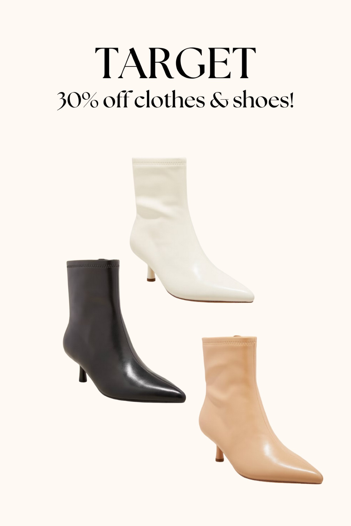 target fall fashion sale! a little embarrassed to admit that i bought this boot in all three colors but they’re sooo comfortable and go with everything! #target #targetfinds #targetsale #boots 

#LTKshoecrush #LTKsalealert #LTKfindsunder50