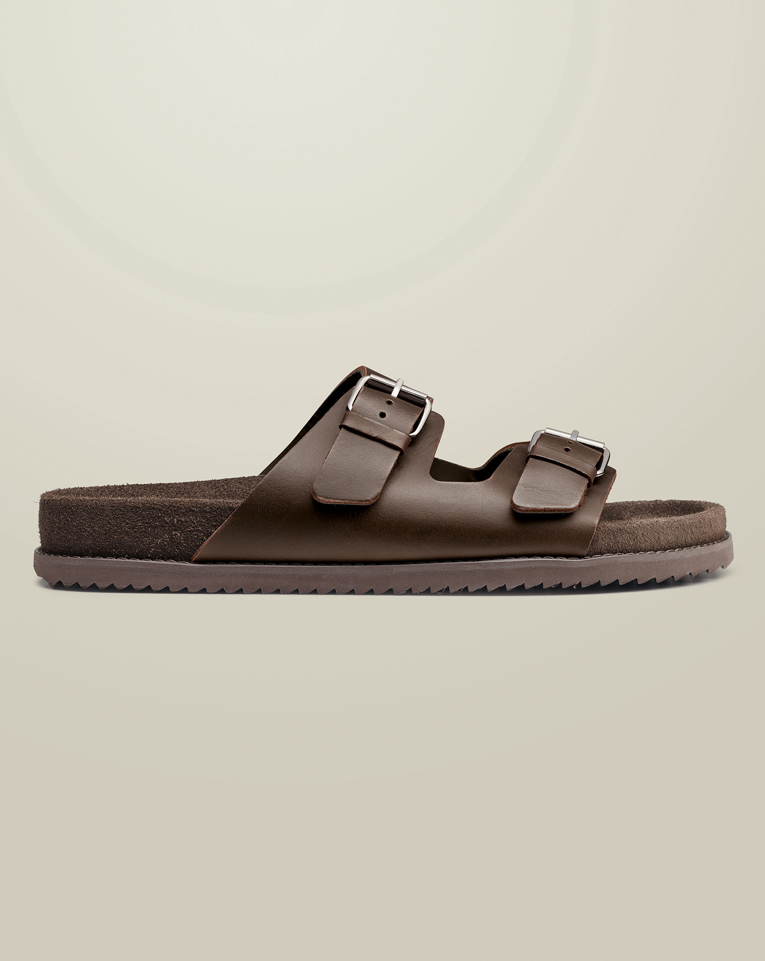 Leather Sandals - Dark Chocolate | Charles Tyrwhitt