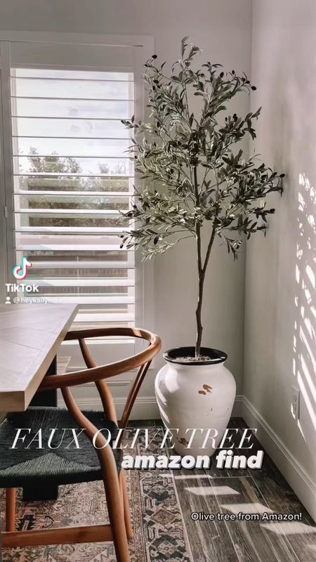 Faux olive tree - 6ft tall 🤍☺️ 

#LTKFind #LTKhome #LTKunder100