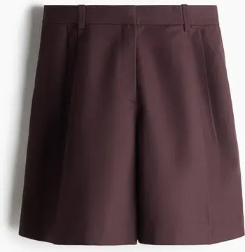 H&M Linen-blend Tailored Shorts | Nordstrom | Nordstrom