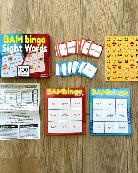 Make learning fun with our Sight Word Bingo Game! 📚🎉 Perfect for ages 4 and up, this interactive game helps build vocabulary while having a blast. Turn study time into playtime and watch your child's literacy skills soar. Tap to spark joy in learning today! #EducationalGames #LearningIsFun #EarlyLiteracy #KidsActivities #ParentingWin #PlayAndLearn #ShopNow #ChildDevelopment

#LTKbaby #LTKkids #LTKGiftGuide