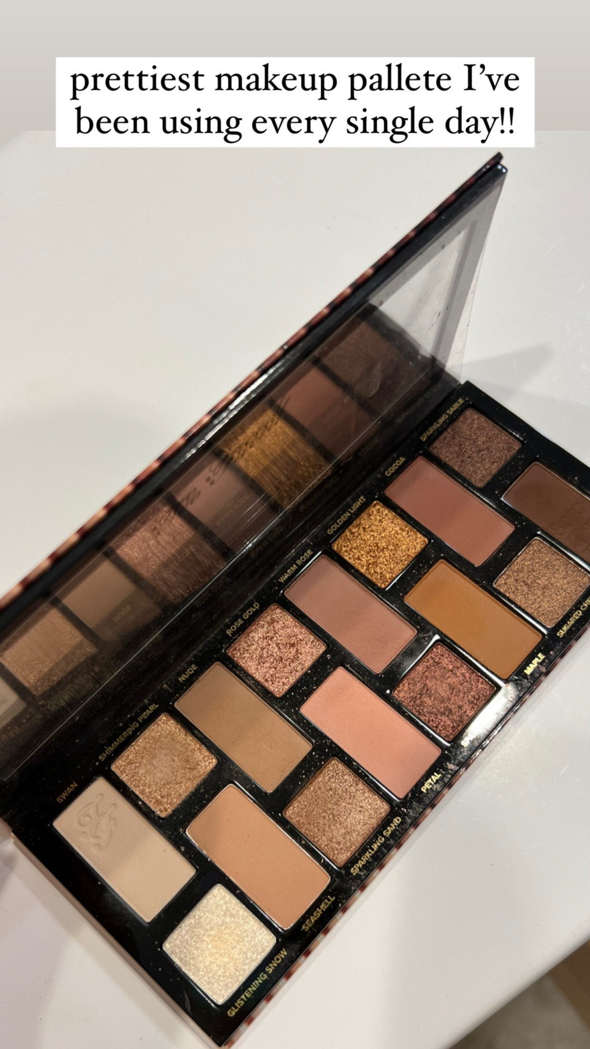 My go to neutral eye shadow palette!!

Beauty, makeup, neutral makeup 

#LTKstyletip #LTKunder100 #LTKbeauty