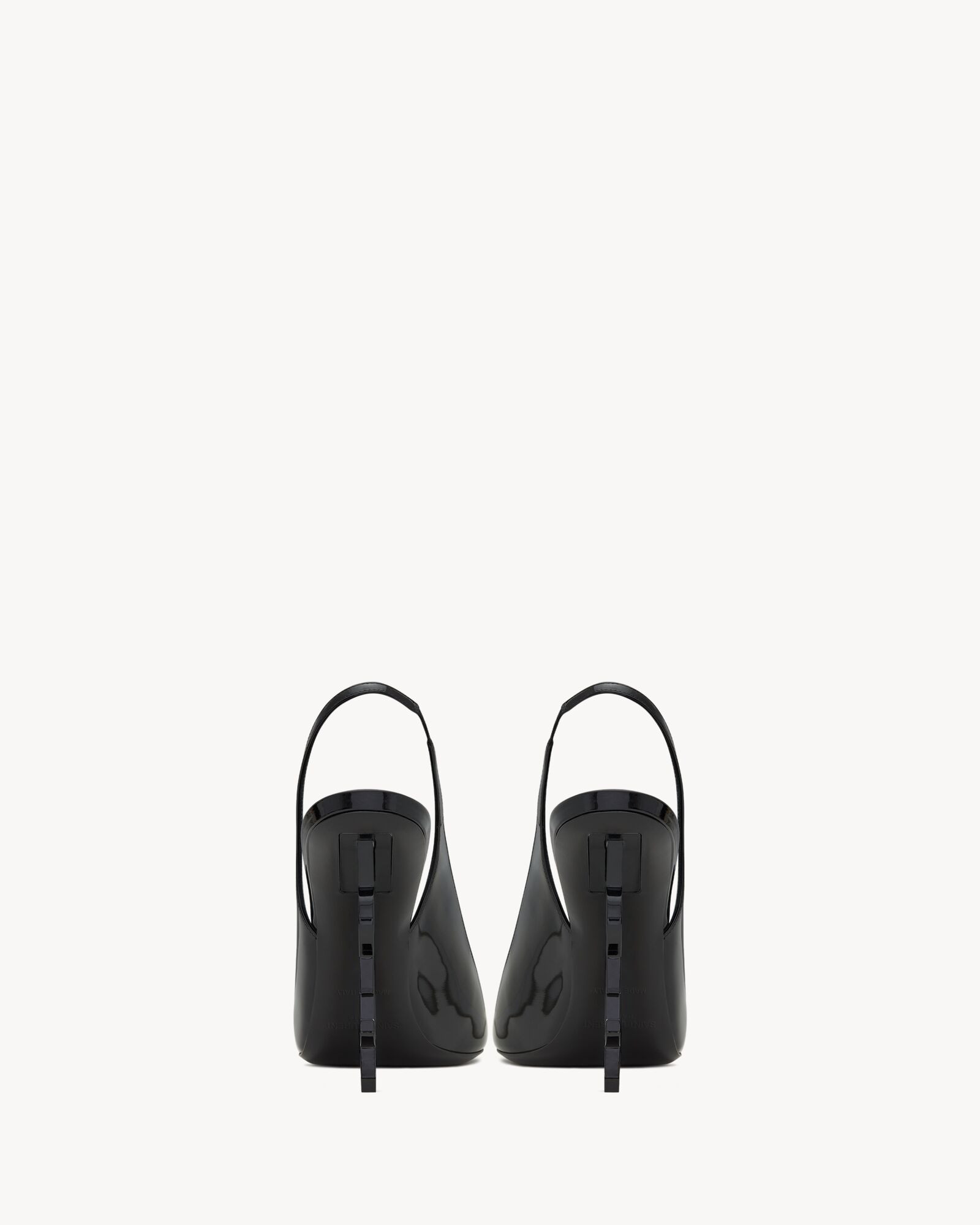 opyum slingback pumps in patent leather with black heel | Saint Laurent Inc. (Global)