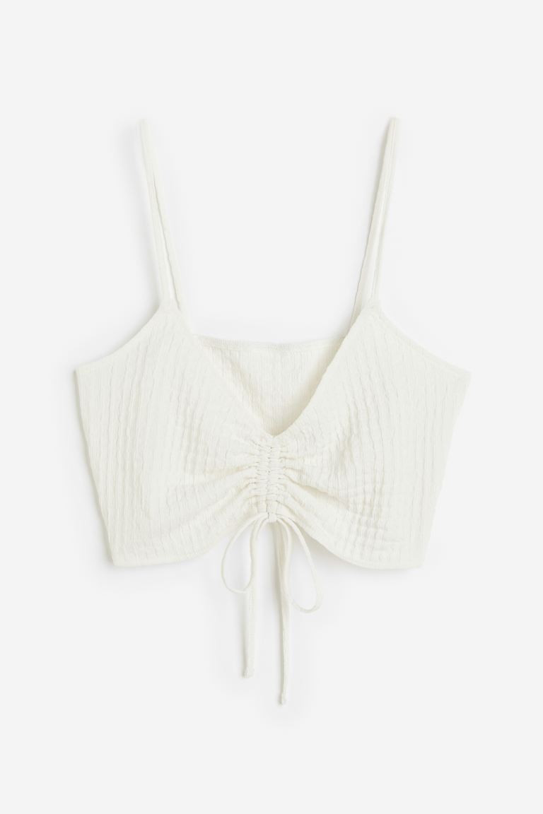 Drawstring-detail beach top | H&M (UK, MY, IN, SG, PH, TW, HK)