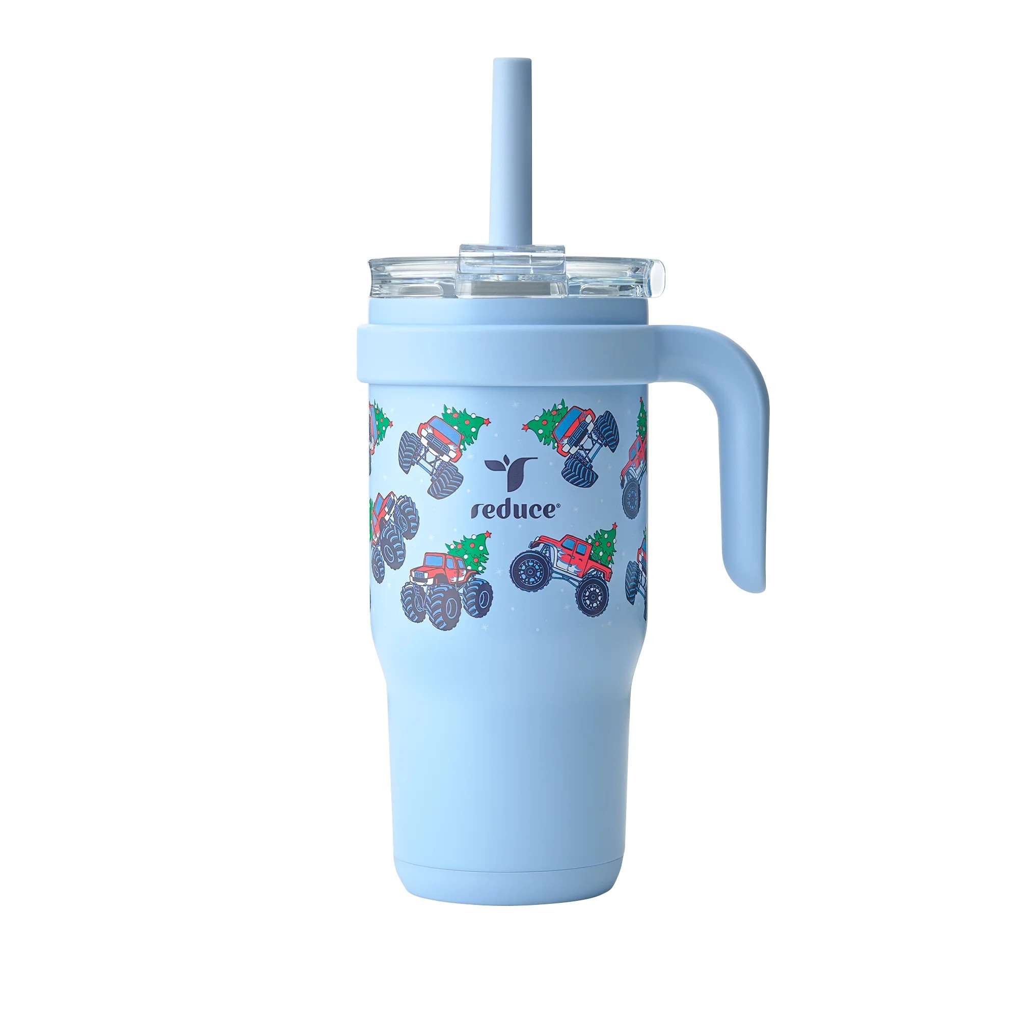 Reduce Coldee Kids Tumbler with Spill-Proof Straw & Handle. Insulated Stainless Steel 18 oz, Sant... | Walmart (US)