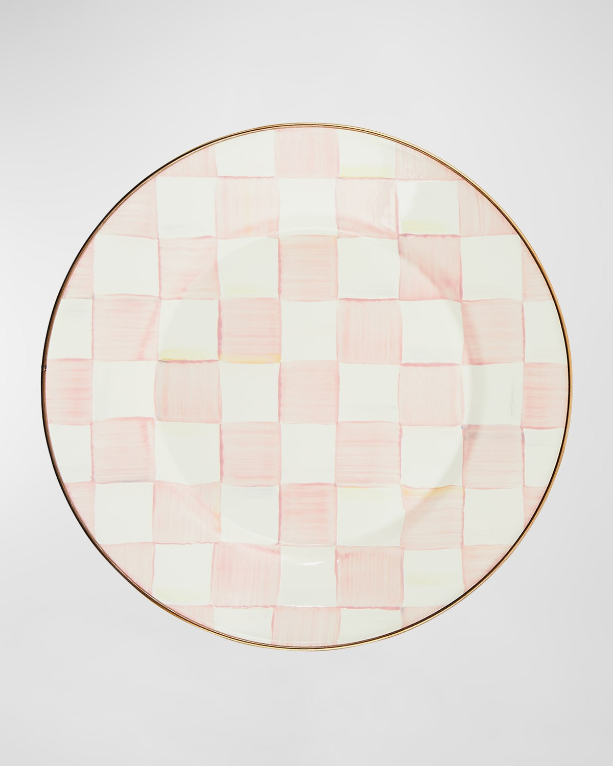Rosy Check Enamel Plate Collection | Neiman Marcus