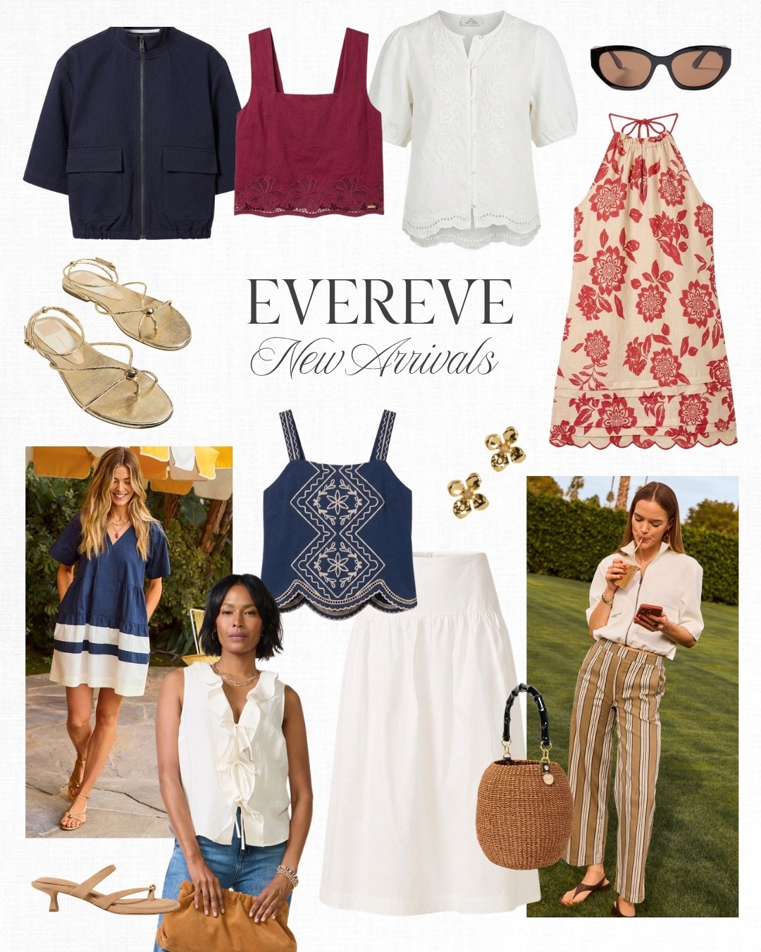 My favorite picks from the new Evereve lookbook! I bought the short sleeve jacket, the navy dress, the navy top, and a few other summer finds I’ll link below!

#LTKSeasonal #LTKOver40