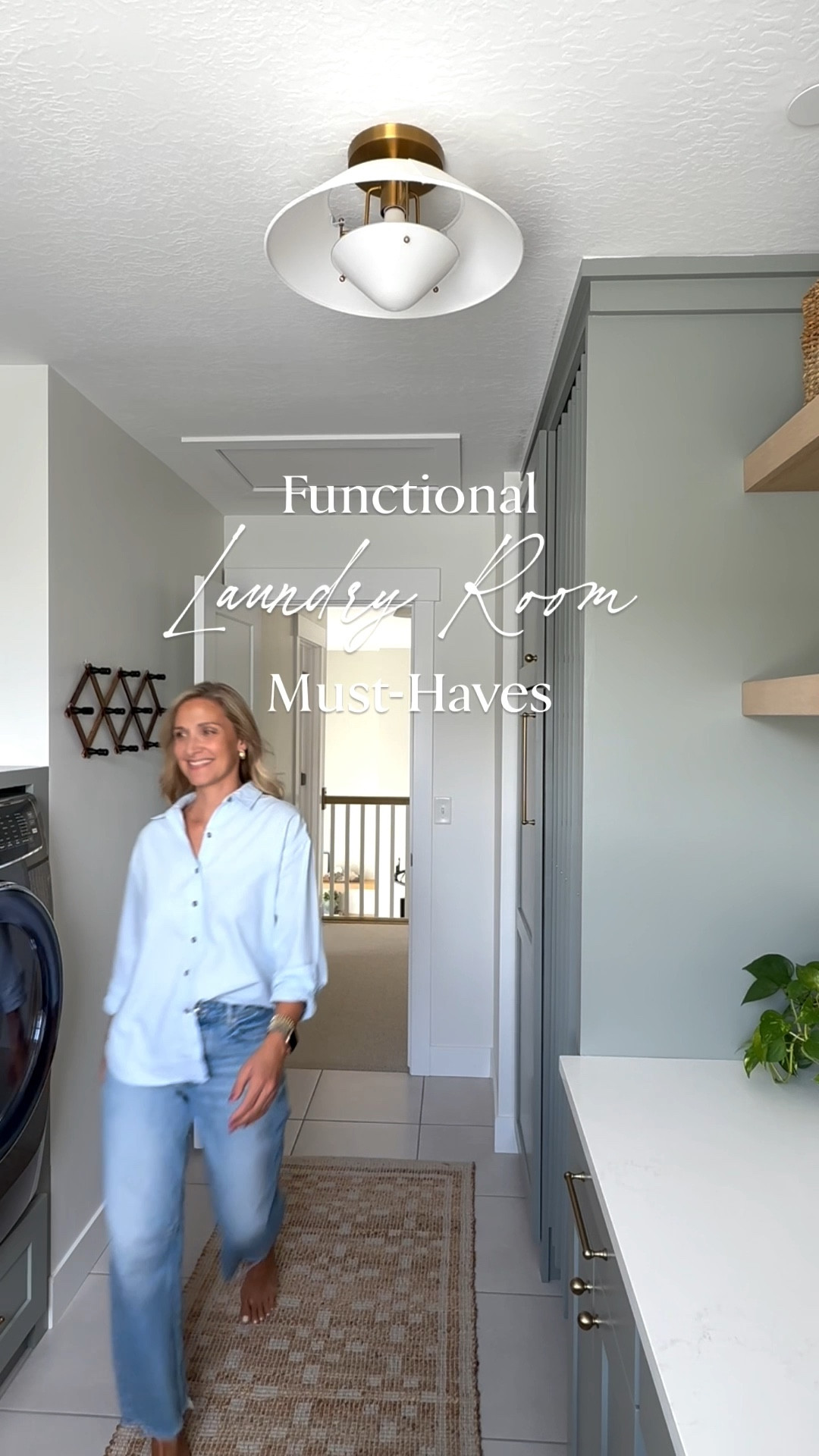Everything in my laundry room that makes the routine simpler 🤍
From decanted containers to pull-out drying racks...linking all my go-to pieces here.