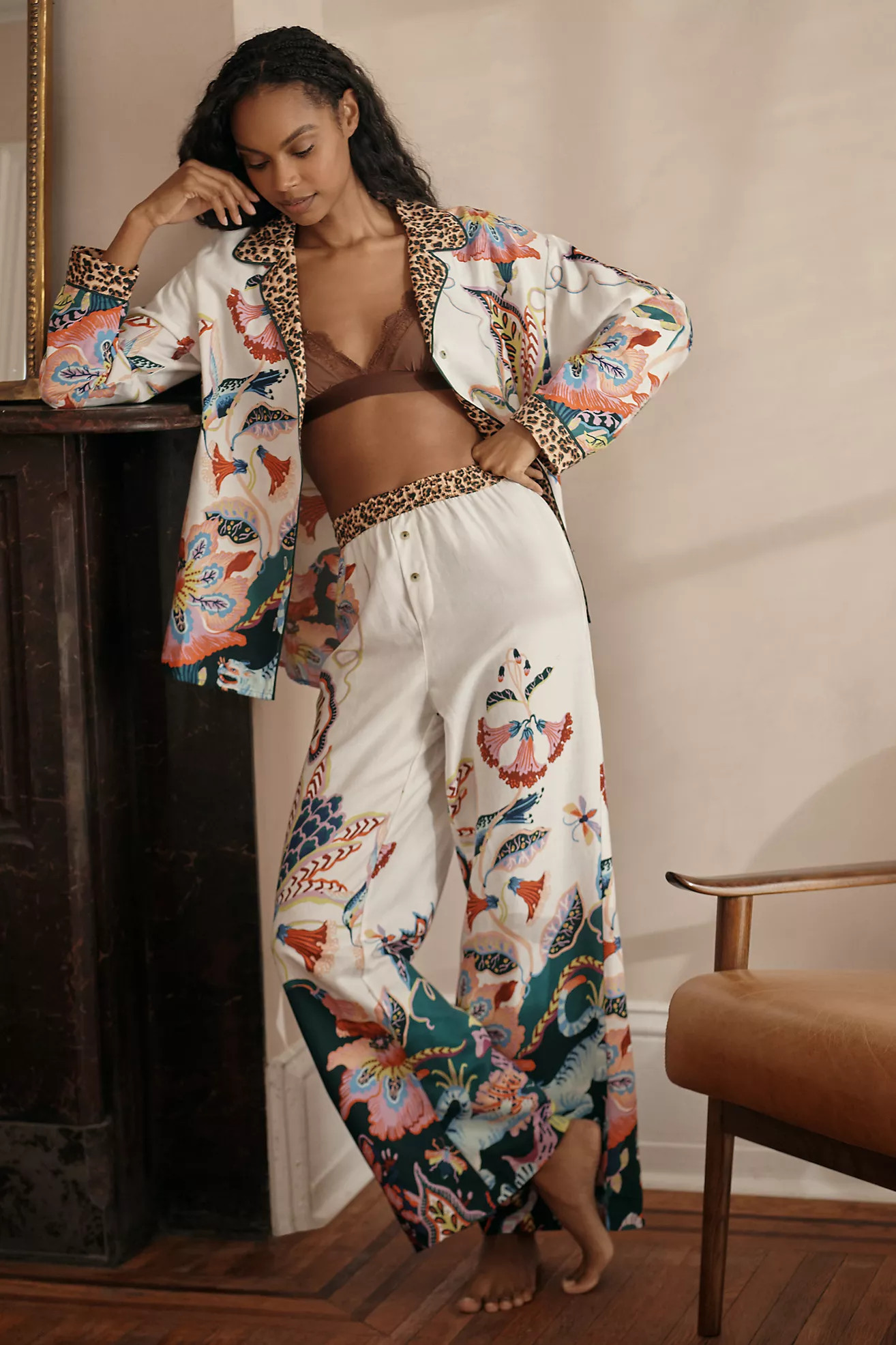 By Anthropologie Flannel Buttondown Pajama Top | Anthropologie (US)