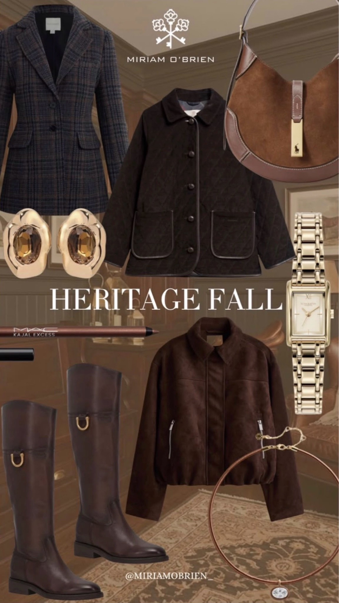 Heritage style is having a moment. 🤎 Plaid, rich browns, classic layers, loafers, ballet flats, tailored pieces, and cozy textures make this the ultimate fall wardrobe.

If you love timeless fashion that doesn’t feel like it will go out of style next season, this is your sign to lean into heritage-inspired pieces. 🍂

Follow @MiriamObrien on Instagram and TikTok for more classic fashion finds & outfit inspiration!

#HeritageStyle #FallFashion #FallOutfits #ClassicStyle #ClassicFashion #PreppyStyle #OldMoneyStyle #QuietLuxury #PlaidFashion #FallWardrobe #CapsuleWardrobe #TimelessStyle #FashionFinds #LTKFashion #LTKFinds

#LTKSeasonal #LTKOver40 #LTKHome