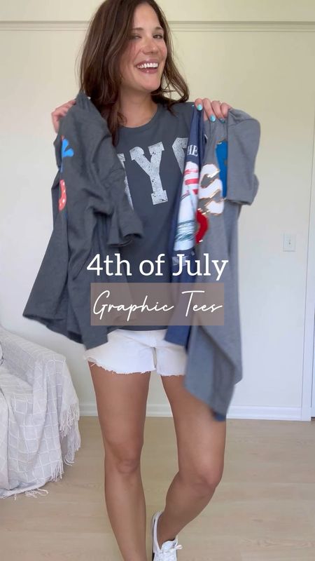 Three adorable 4th of July tees from Amazon! I did size up in all to an xl. 

White jean shorts, Levi’s, Amazon tee, 4th of July outfit, usa tee, spilling the tea, party in the USA tee 

#LTKVideo #LTKSaleAlert #LTKSeasonal
