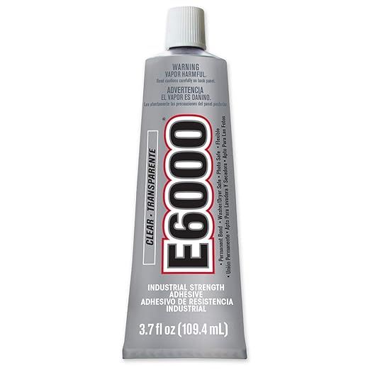 E6000 230012 Craft Adhesive, 3.7 Fluid Ounces, Single Pack, Transparent | Amazon (US)