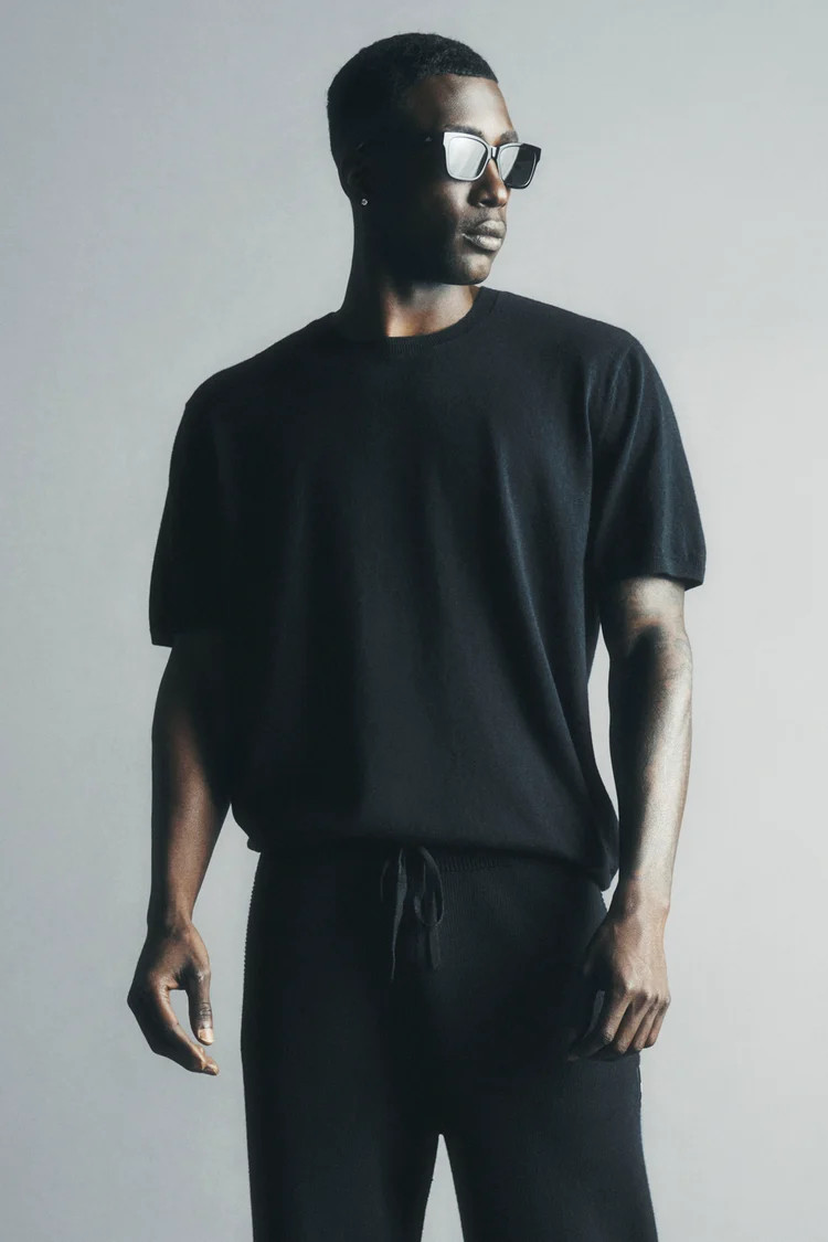 Cotton Cashmere Ever Soft Short Sleeve Crew | Alo Yoga