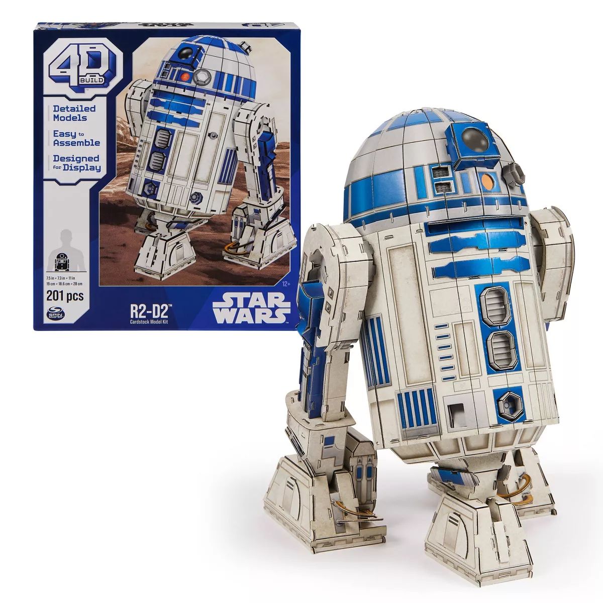 4D BUILD - Star Wars R2-D2 Model Kit Puzzle 201pc | Target