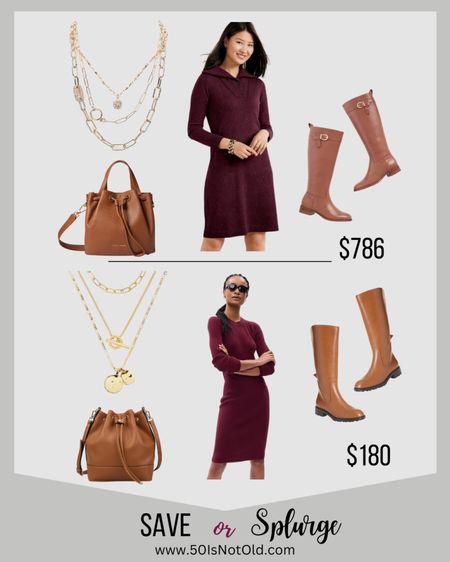 Save or Splurge! The Look For Less! Why Pay More? 

Knee boots, fall outfit, brown boots, bucket bag. 


#LTKfindsunder100 #LTKstyletip #LTKfindsunder50