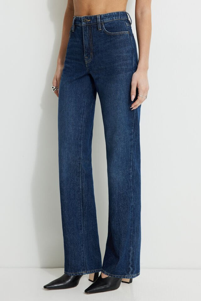 Cara High Rise Straight Jeans | Dynamite Clothing