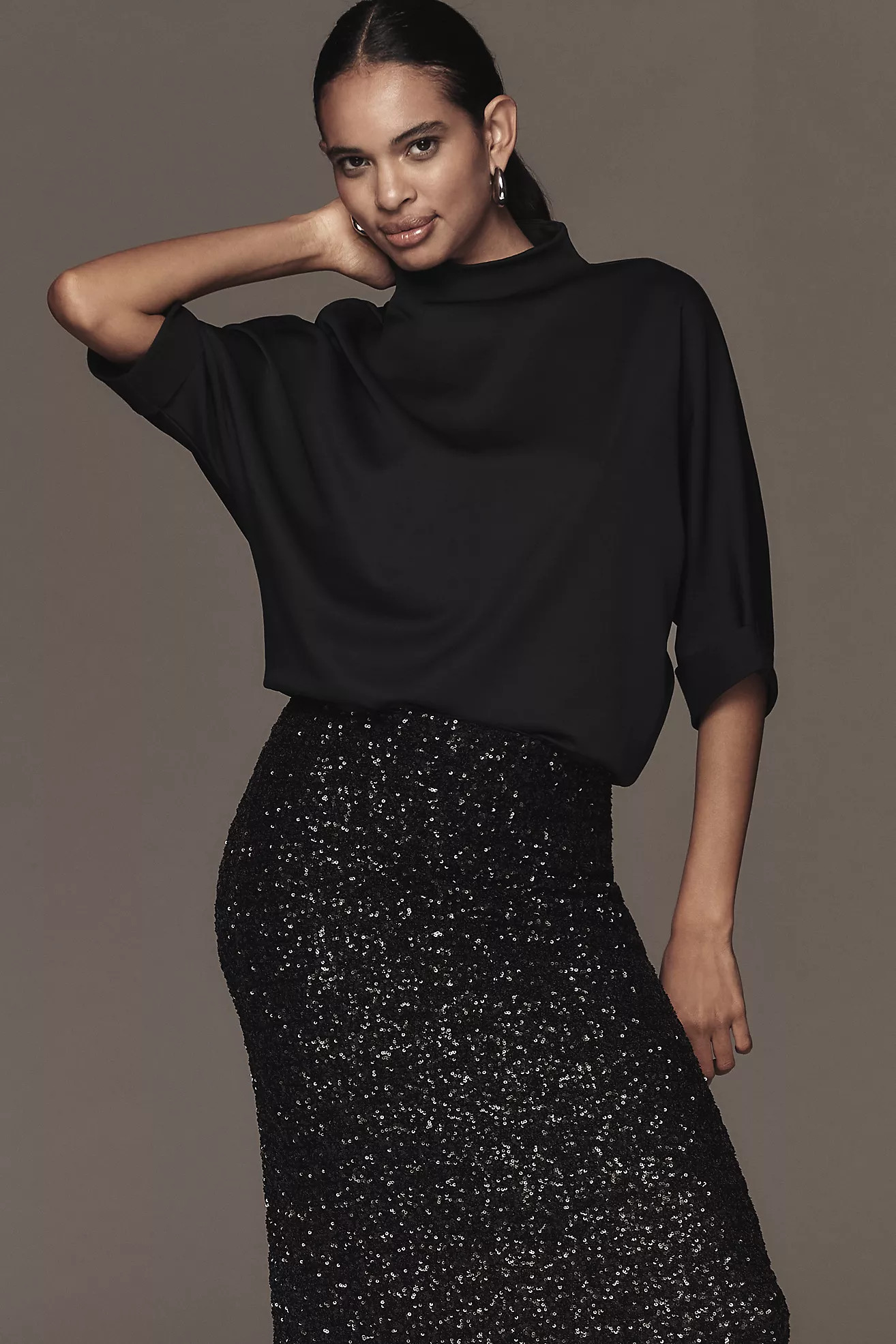 The Whitley Mock-Neck Top | Anthropologie (US)