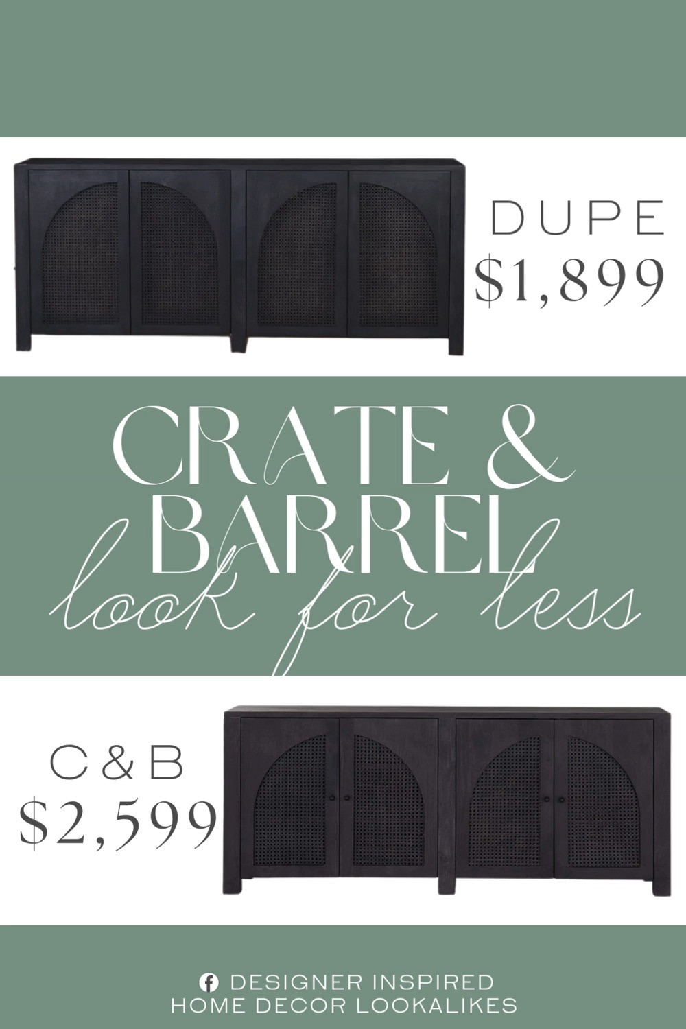 Inspired by Crate & Barrel Black Wood Credenza. Black Oak Sideboard. Mid-Century Modern Credenza. Minimalist Wood Sideboard. Contemporary Buffet Console. Sleek Wood Storage Cabinet. Minimal Black Sideboard. Solid Wood Buffet Cabinet. 

Home more affordable option find copy cat similar look for less budget friendly affordable cheap cheaper beautiful pretty. Clearance sale coupon code discount code promo code luxury lookalike look a like Inspo inspiration inspired by idea ideas Love like these? I share multiple every day in my FB group.
#crateandbarrelinspired #credenza #sideboard #buffetcabinet #storagecabinet #mediaconsole #moderncredenza #furniturefinds 

 #LTKHome