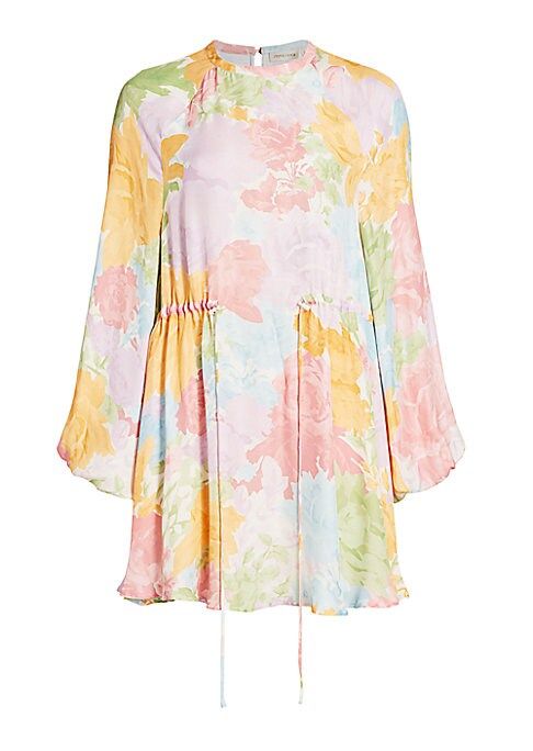 Stine Goya Women's Coco Floral Babydoll Dress - Rosegarden Pastel - Size Large | Saks Fifth Avenue