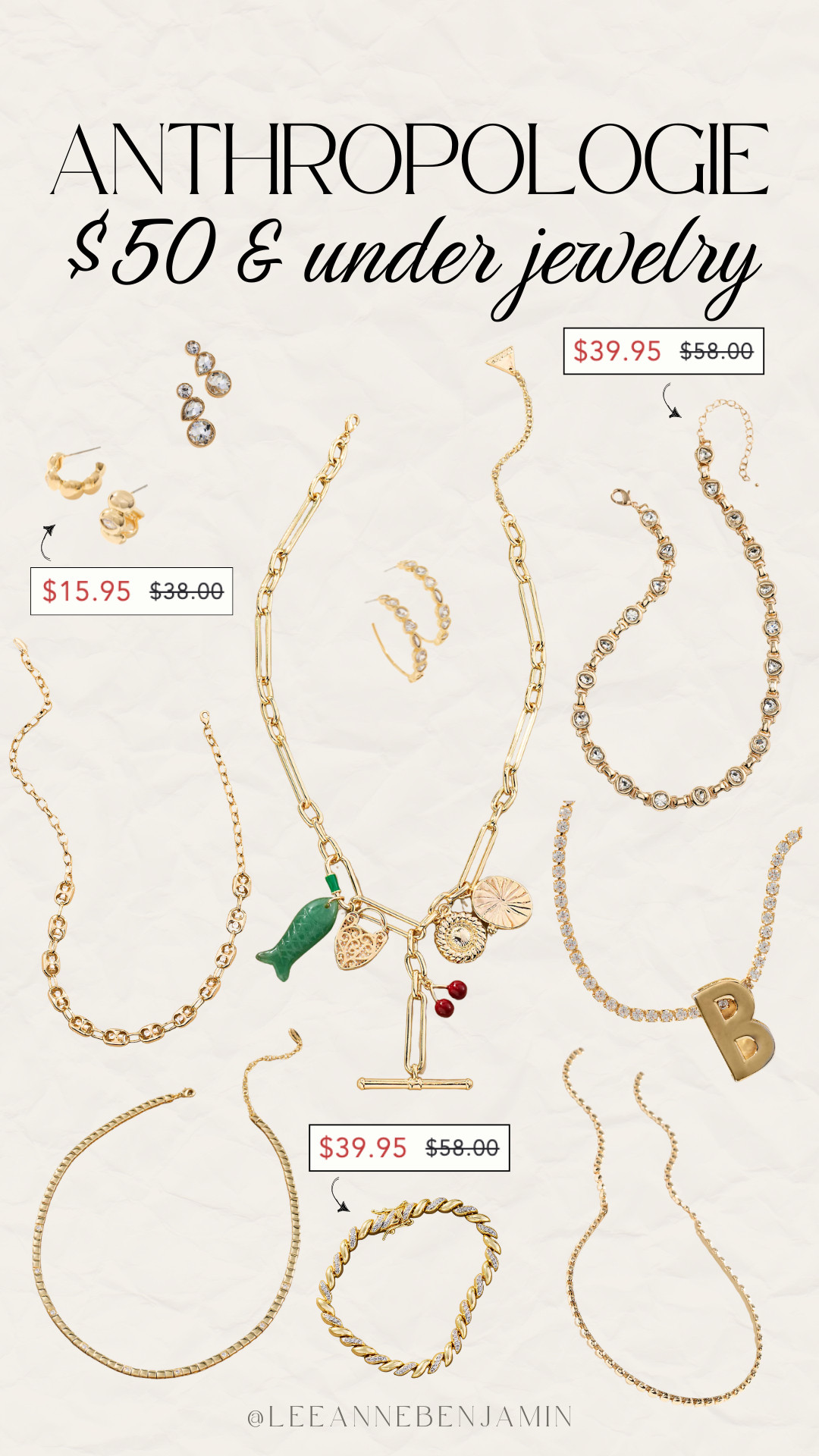 $50 and under jewelry at Anthropologie!  

 #LTKootd #LTKOver40 #LTKSaleAlert