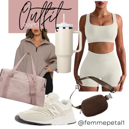 Travel outfit, workout outfit, running errands outfit, weekend bag, duffle bag, new balance sneakers, lululemon dupes 

#LTKunder50 #LTKfit #LTKstyletip