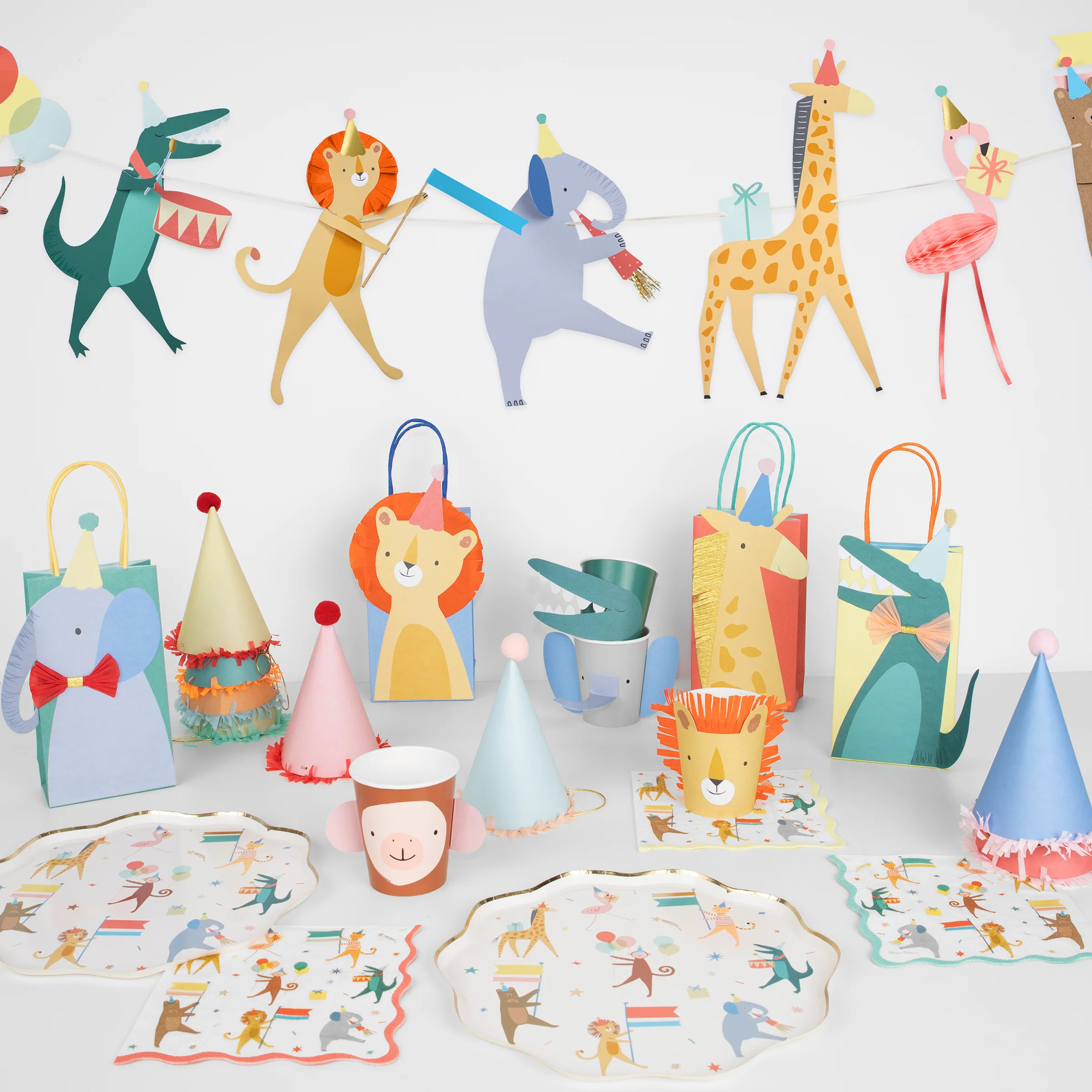 Animal Parade Party Set | Meri Meri