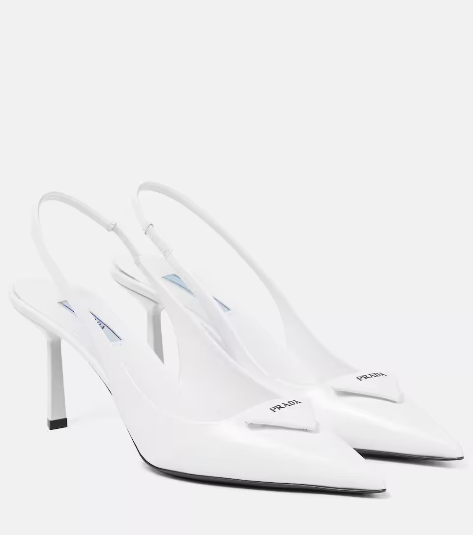 Leather slingback pumps | Mytheresa (UK)