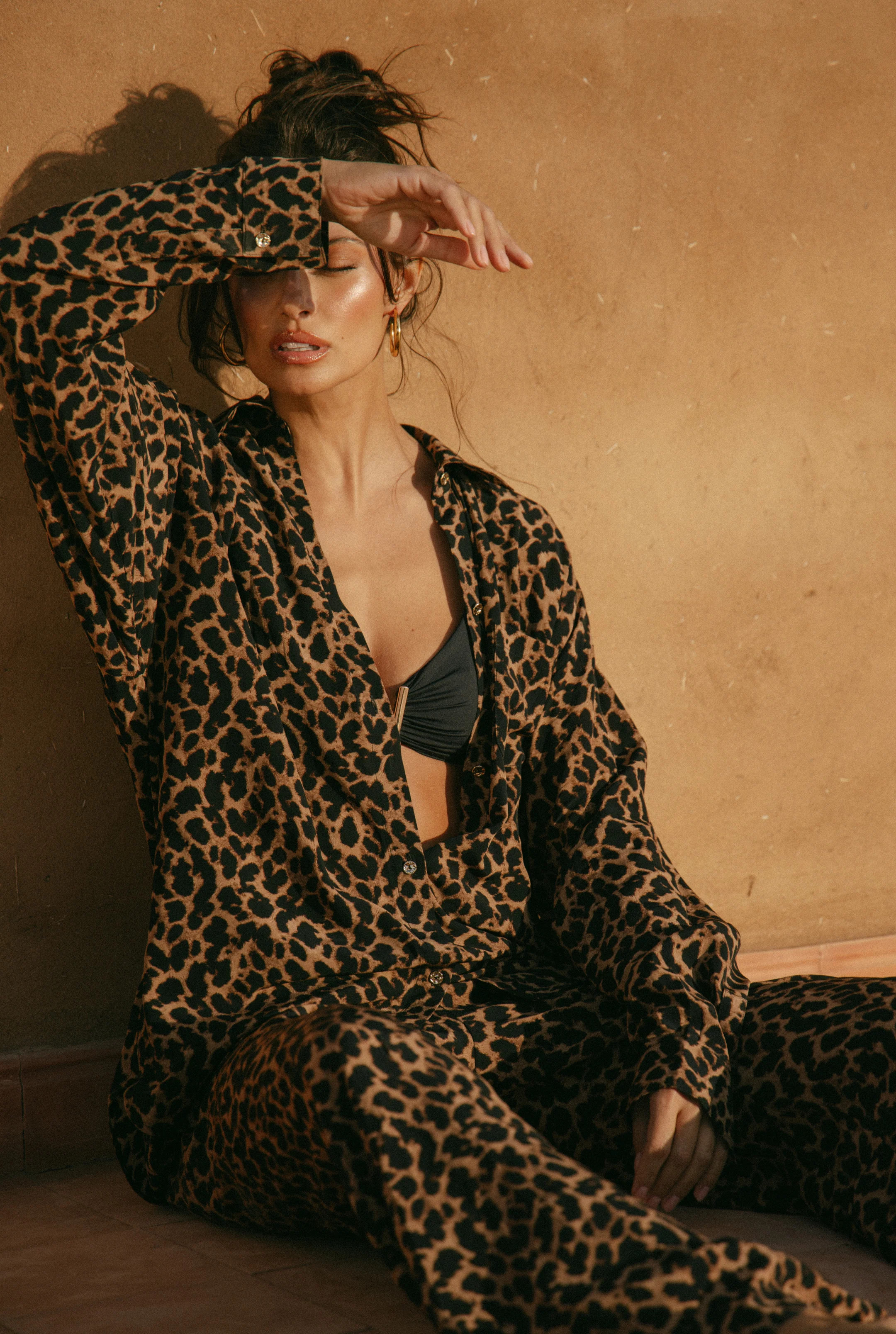 St Barts Shirt - Leopard Print | Away That Day