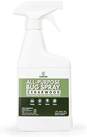 Cedarcide All-Purpose Bug Spray - Cedarwood (Pint) | Insect Repellent for People, Plants, Homes, ... | Amazon (US)