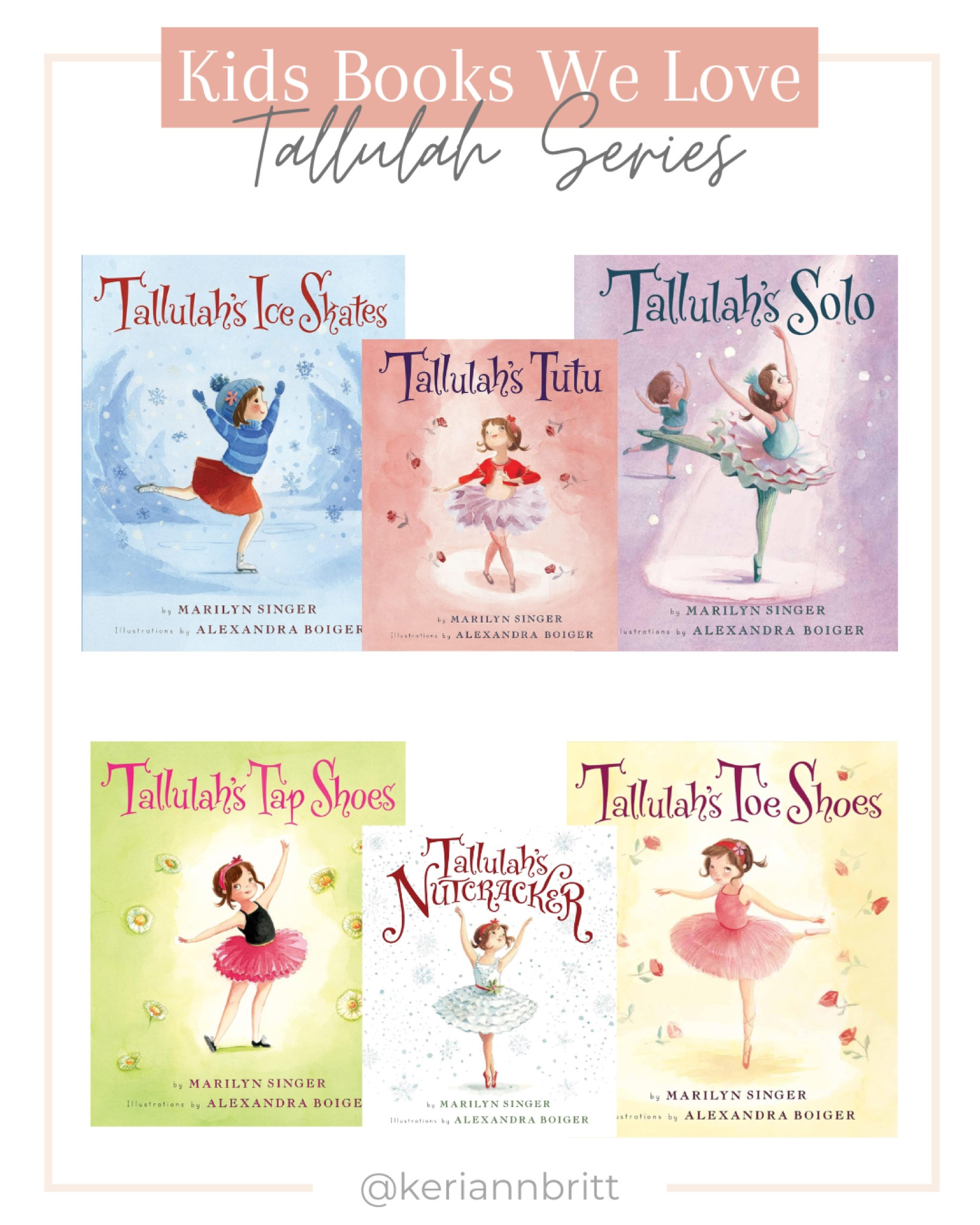 Tallulah Book Series

Girls books / toddler books / dance books / ballet books / kids books 

#LTKkids #LTKGiftGuide