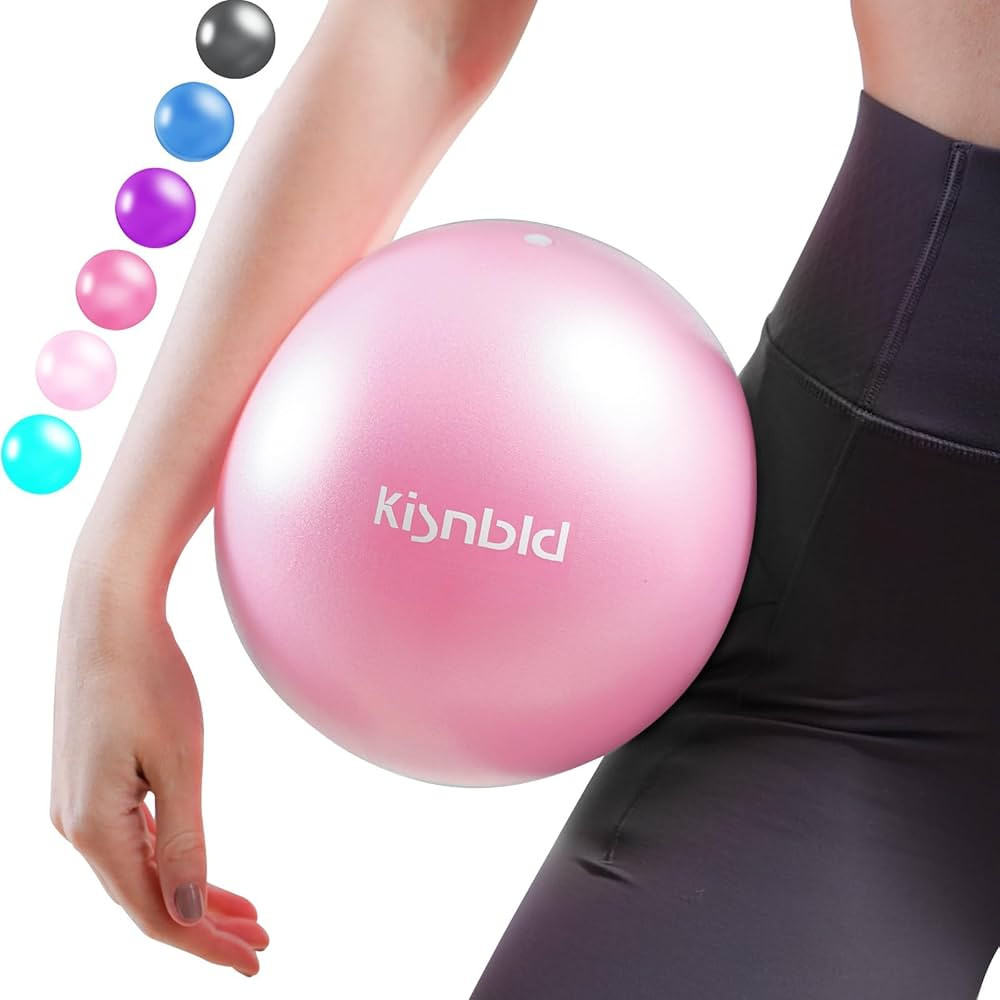 Small Exercise Ball, 9 Inch Mini Pilates Ball, Anti Burst and Slip Resistant Mini Yoga Ball for S... | Amazon (US)