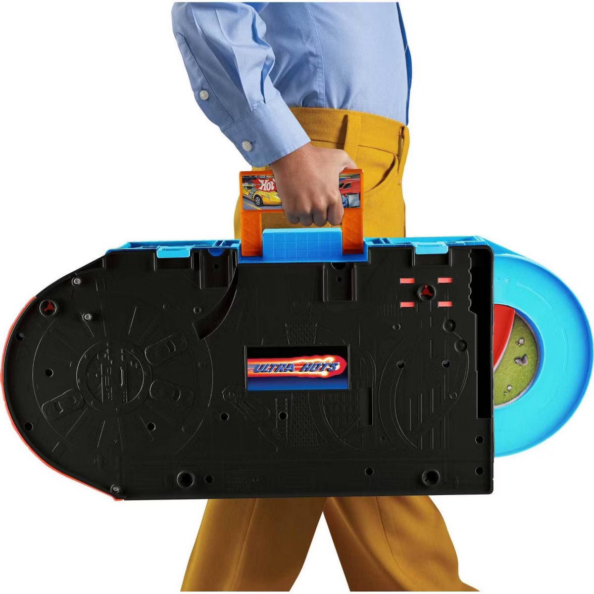 Hot Wheels Ultra Hots Sto & Go Track Set - 6 Piece + Flying Customs Retro Playset with 5 Die-Cast... | Target