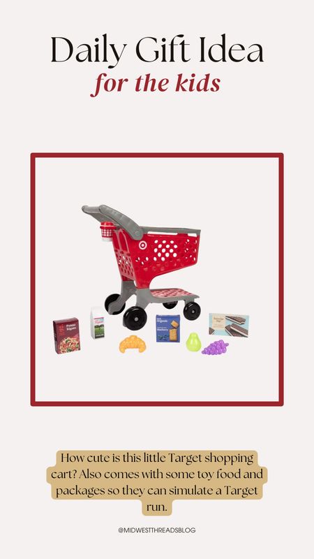 Gift idea for kids, toy shopping cart, target gift ideas 

#LTKHoliday #LTKCyberWeek #LTKGiftGuide