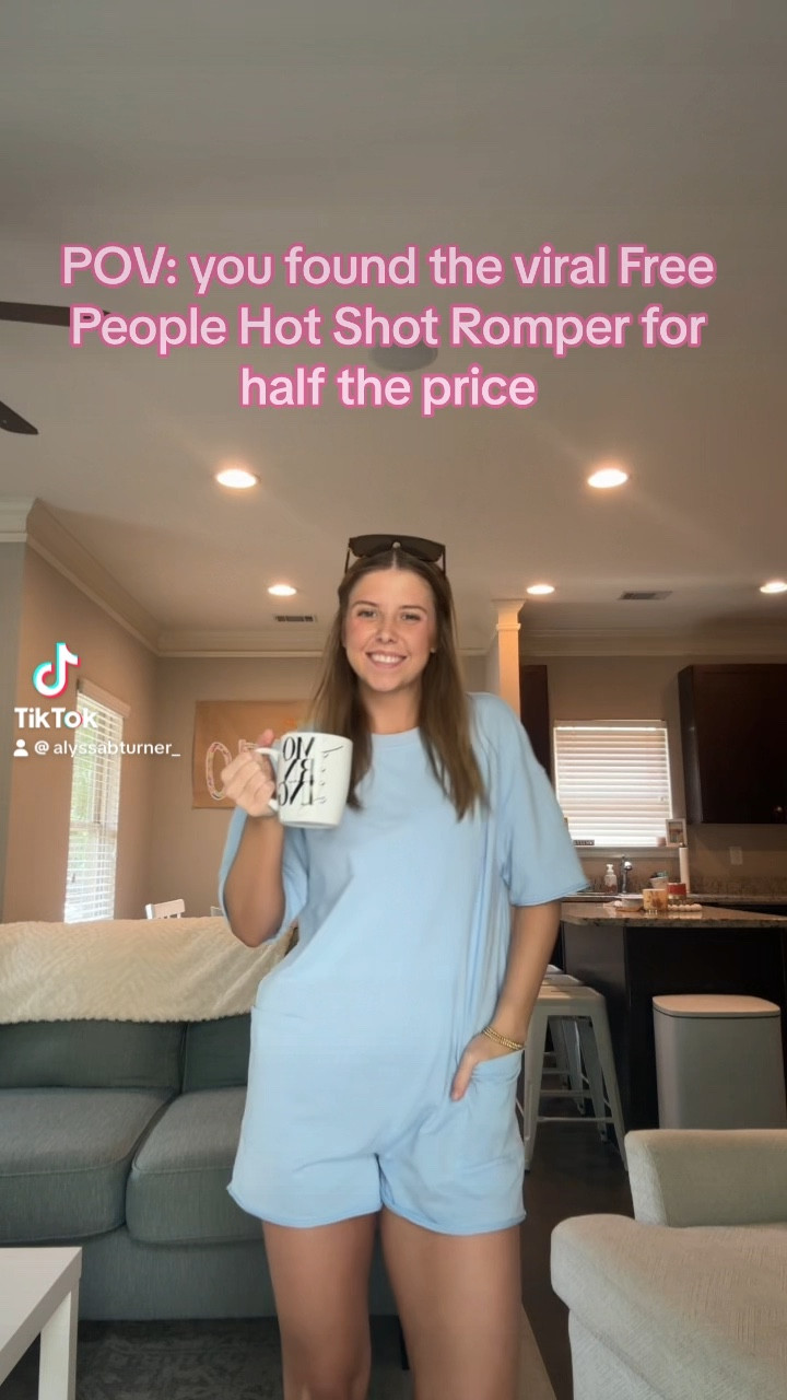 Viral Free People Hot Shot Romper for half the price on Amazon !! 🩵

#LTKsalealert #LTKU #LTKfindsunder50